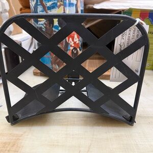 Black Lattice Design Hose Storage Organizer
